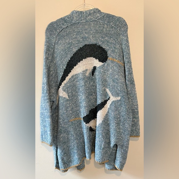 By Anthropologie narwhal icon cardigan sweater - Picture 8 of 11
